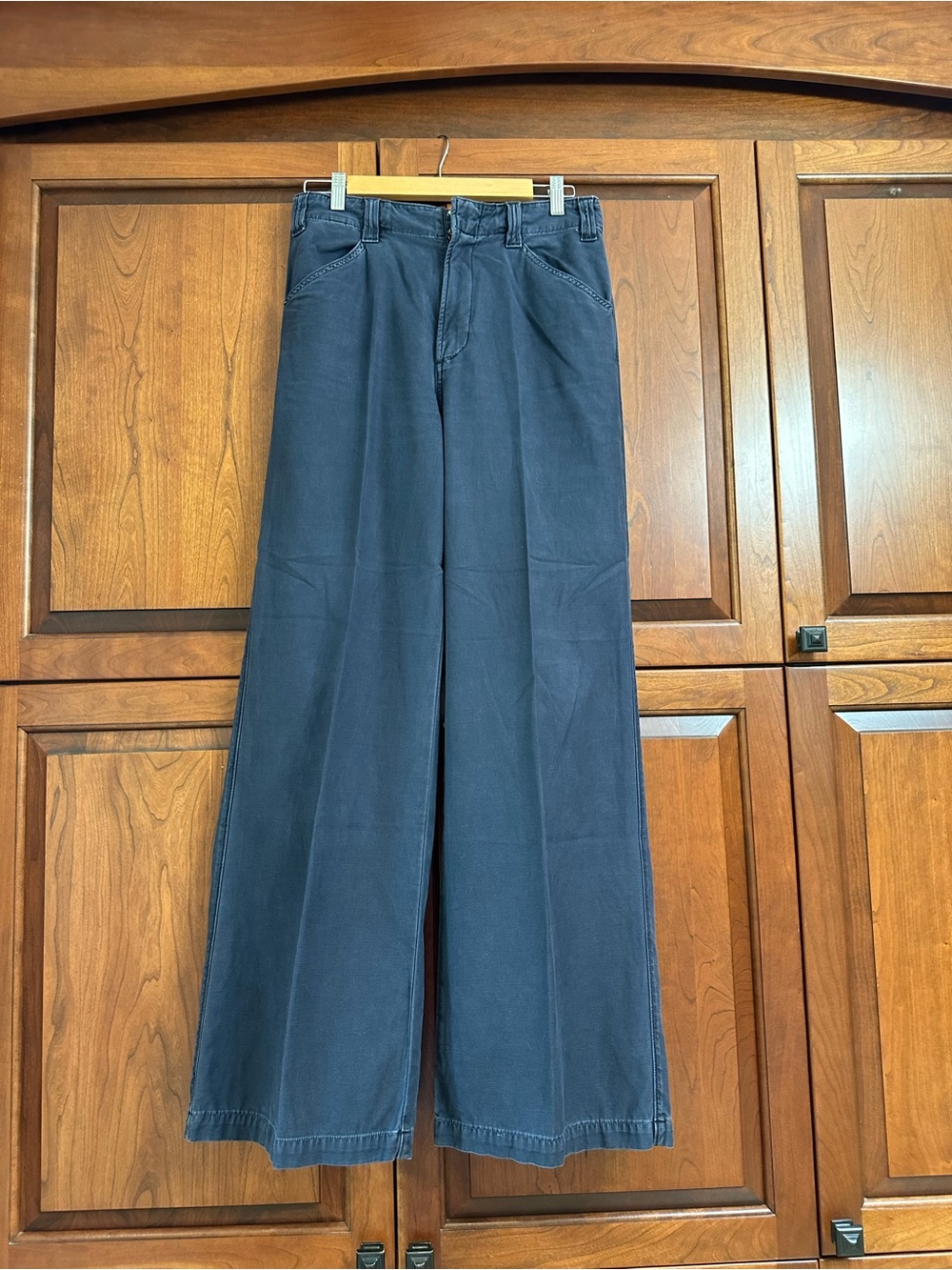 Citizens Of Humanity dark navy wide leg trousers 32” inseam